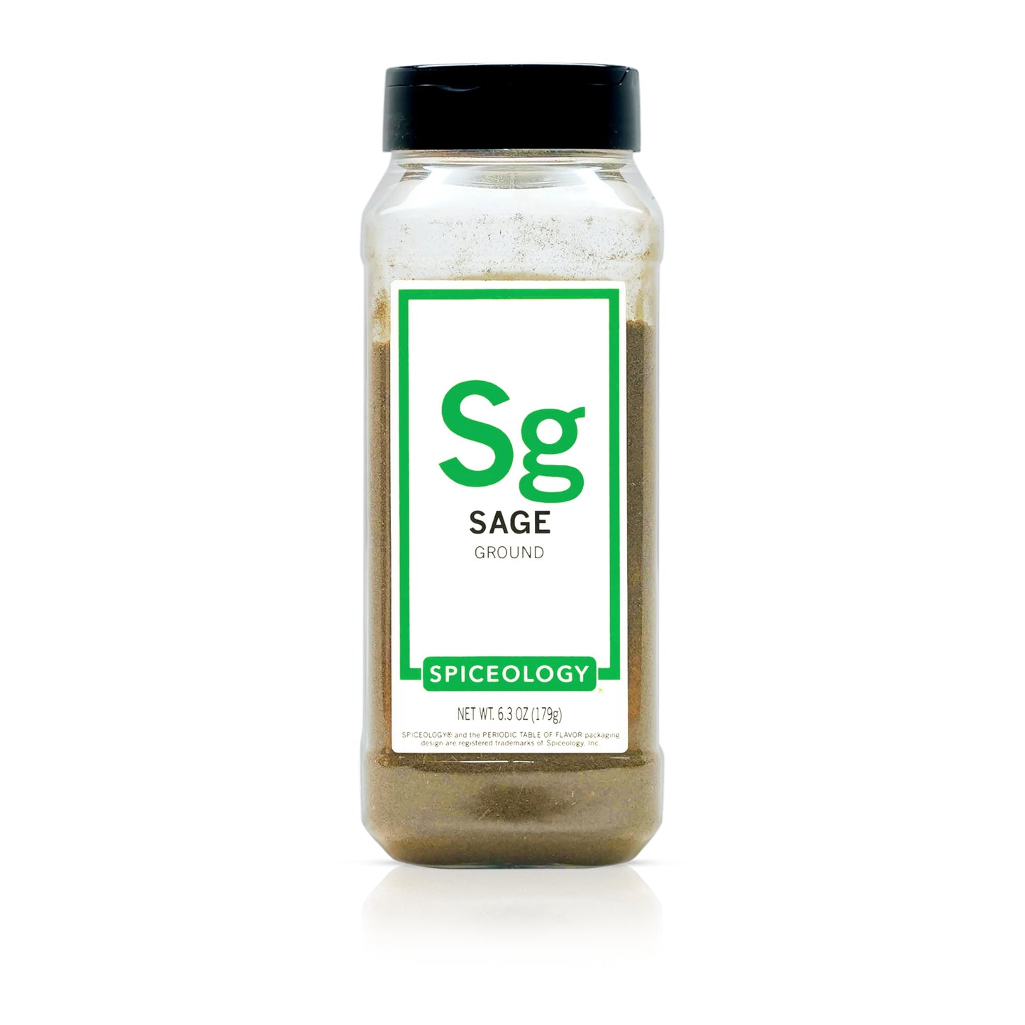 Spiceology - Ground Sage - Earthy, Savory Herb for Poultry, Stuffing, Sausage & Spice Blends - Finely Ground Sage Leaves - 6.3 oz