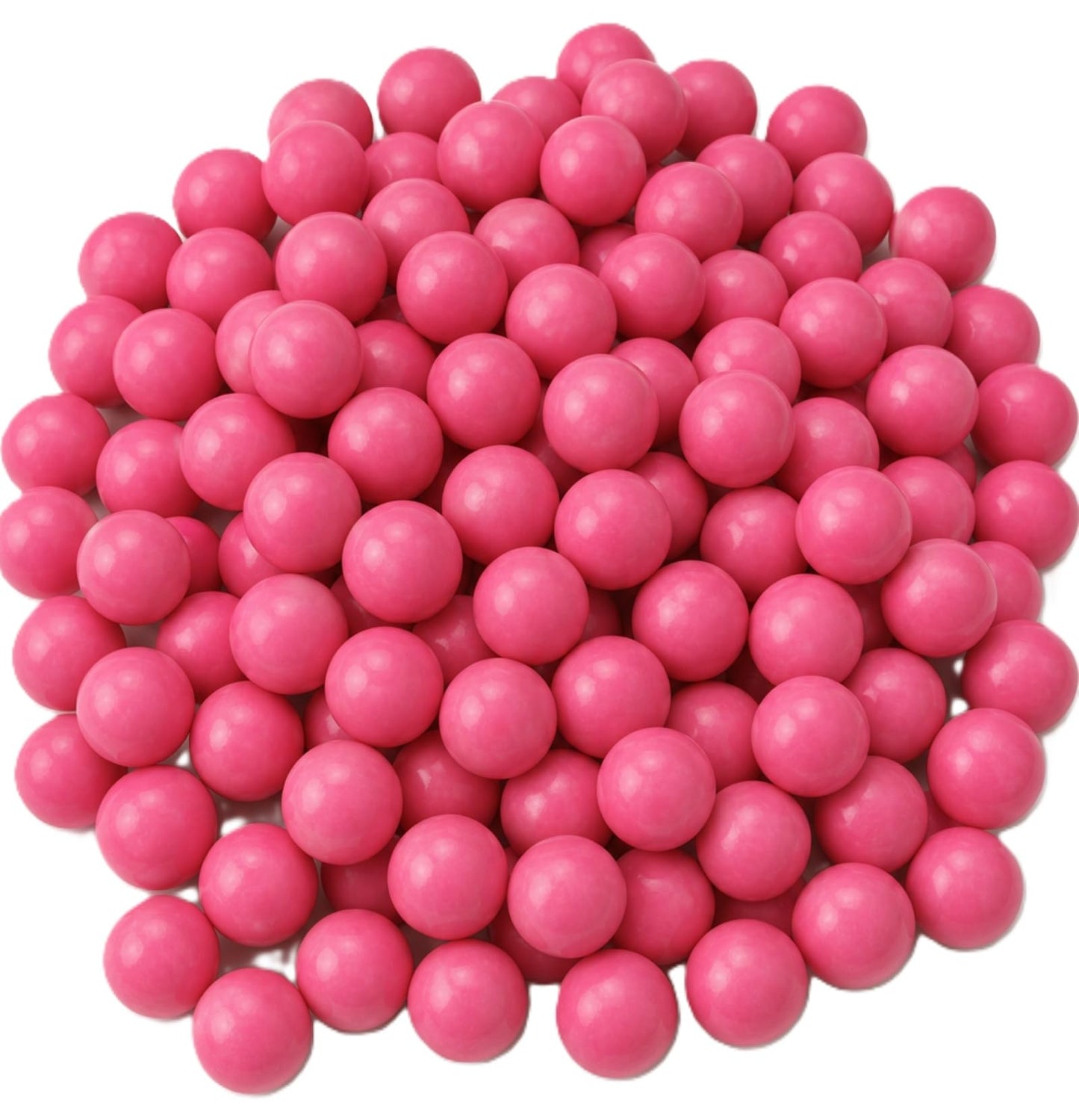 Pink Gumballs - 2 lb Bulk Bag Tutti Frutti | Shimmer Pink Candy | Delicious Fruit Flavor | Candy Buffet, Baby Showers, Birthdays, Weddings, Party