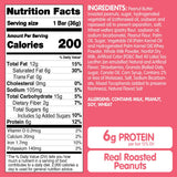 SKIPPY P.B. & Jelly Wafer Bars, Strawberry Jelly Flavor, Real Fruit & Oats, 6 Individually Wrapped Bars (7.8 oz)
