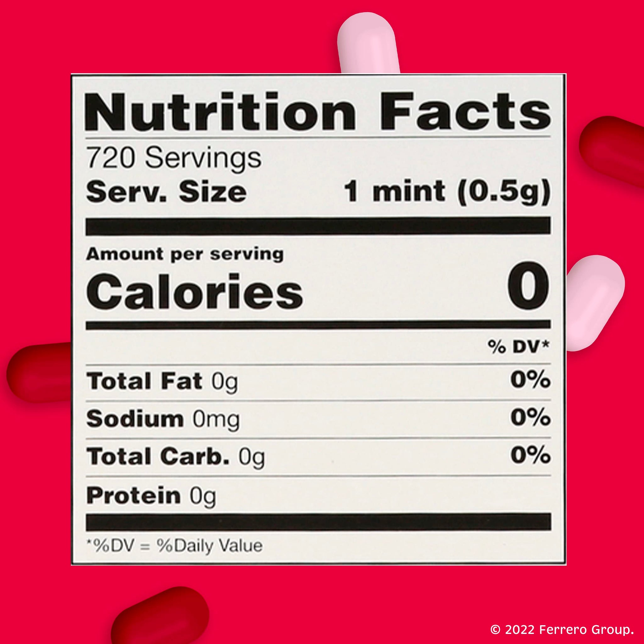 Tic Tac Strawberry & Cream, On-the-Go Pocket-Sized Mints, 200 pieces, Bulk 8 Pack, 3.4 oz Each