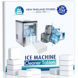 Ice Machine Cleaner and Descaler Tablets, 24 Count Nickel Safe Formula, Scale Remover for Countertop and Nugget Ice Makers, Compatible with GE Opal