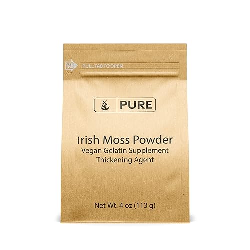 Pure Original Ingredients Irish Moss Powder (4oz) Dried Carrageen Seaweed, Gluten-Free, Lab-Verified