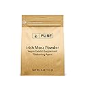 Pure Original Ingredients Irish Moss Powder (4oz) Dried Carrageen Seaweed, Gluten-Free, Lab-Verified