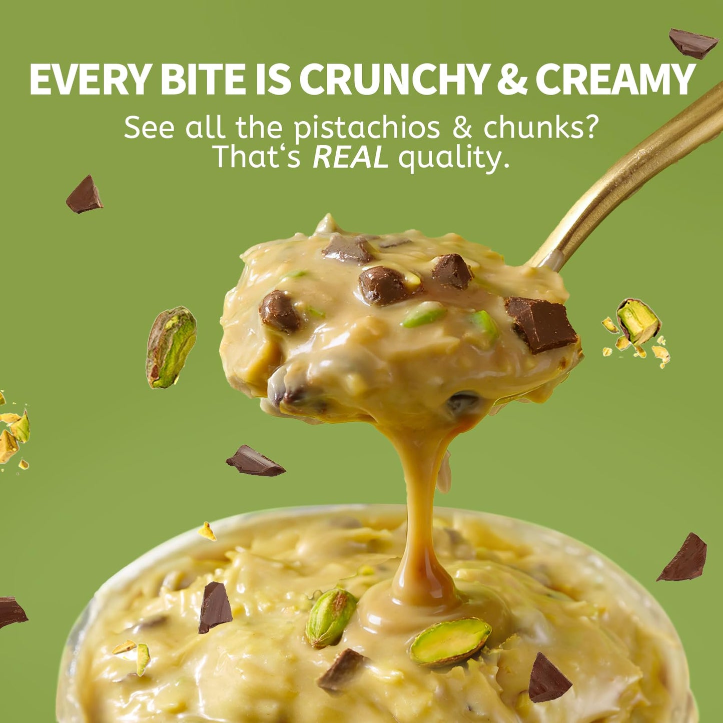 Dubai Chocolate Filling by Dubayy, Viral Pistachio Chocolate Spread with Kataifi Crisp, Luxury Dessert Dip for Waffles, Pancakes, Bread, Desserts