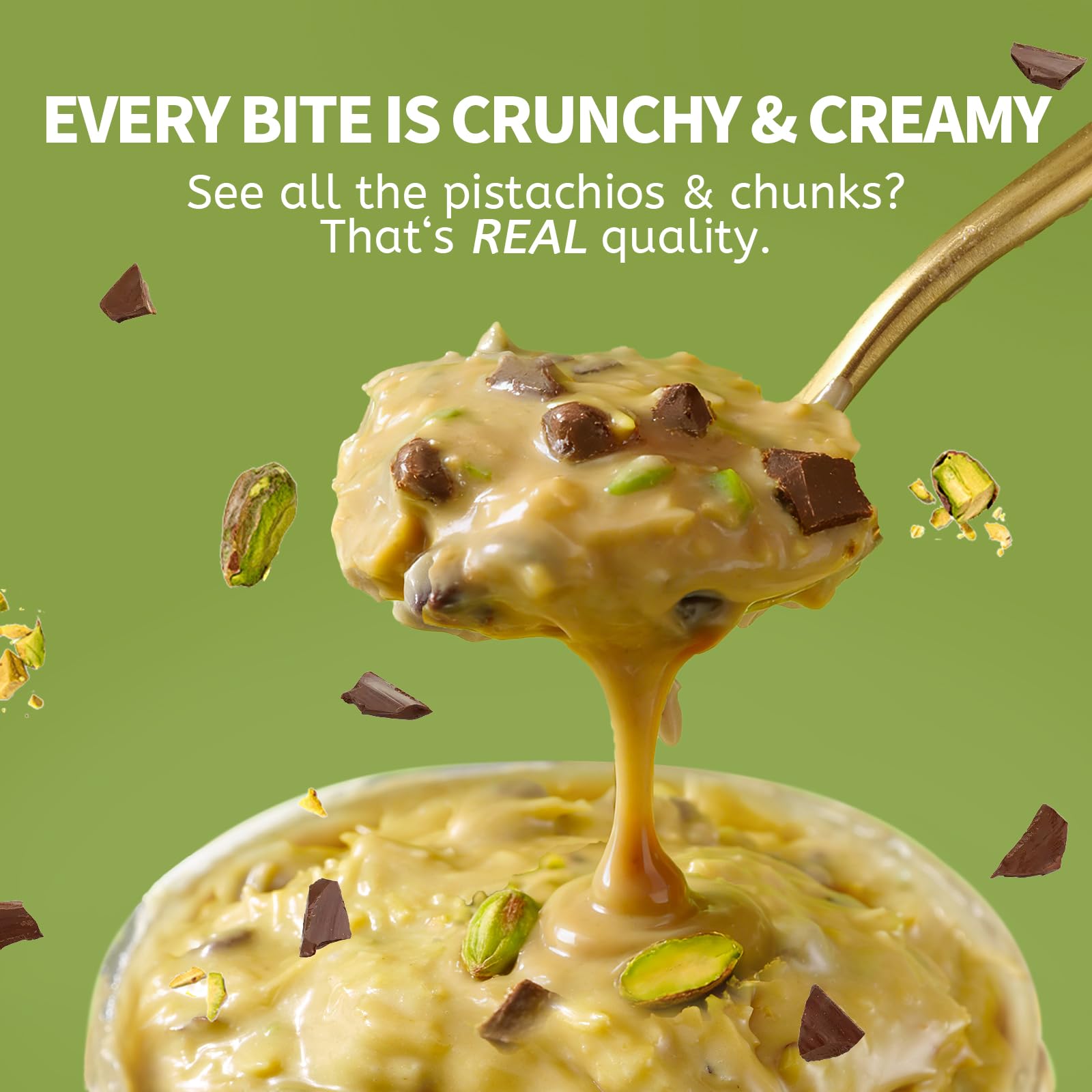 Dubai Chocolate Filling by Dubayy, Viral Pistachio Chocolate Spread with Kataifi Crisp, Luxury Dessert Dip for Waffles, Pancakes, Bread, Desserts