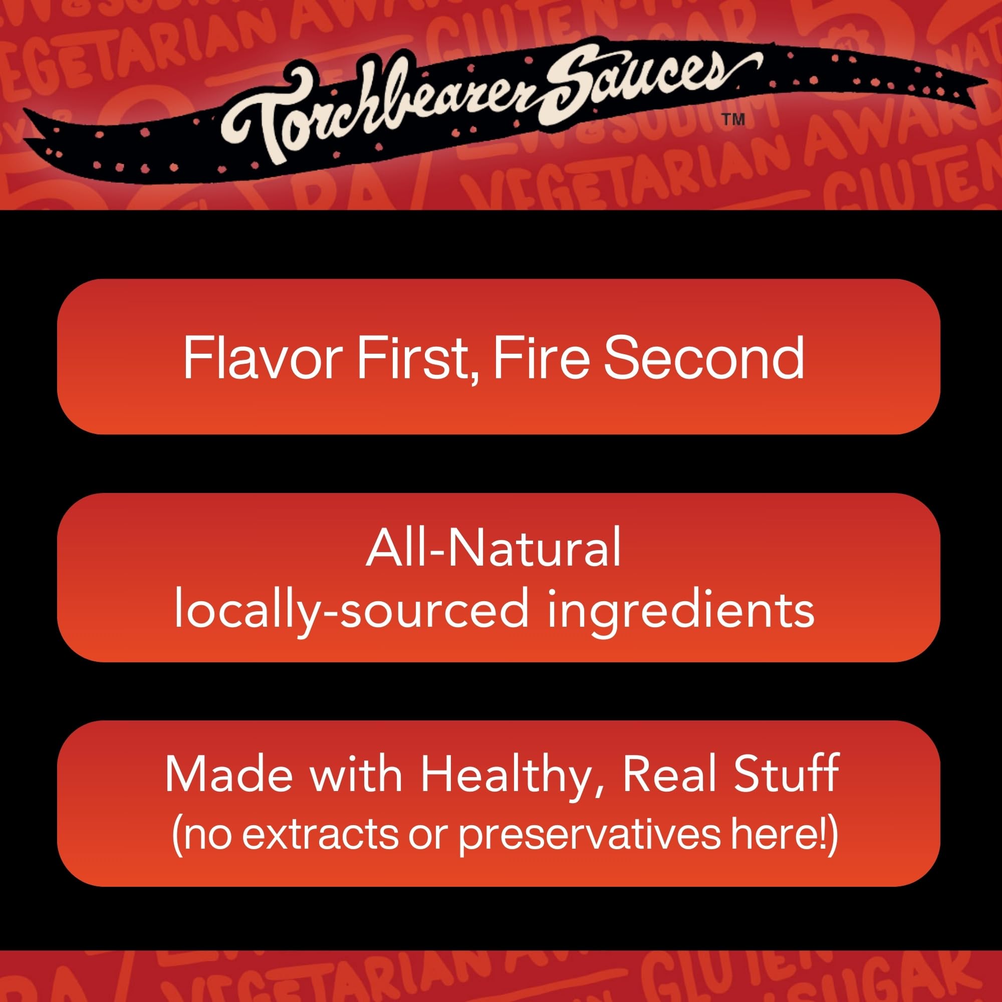 Torchbearer Sauces Cranberry Jalapeno Hot Sauce, 5oz Medium Heat Level 2 - All Natural Hot Sauce, Extract-Free, Preservative-Free, Made in USA