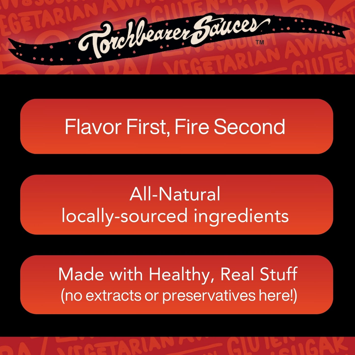 Torchbearer Sauces Plum Reaper 5 oz Super Hot Sauce - Heat Level 8 - All Natural Hot Sauce, Vegan, Extract-Free