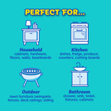 Scrub Daddy Sponges & Cif All Purpose Cleaner, Lemon - Non Scratch Sponges for Kitchen + Bathroom - Scrubber and Multipurpose Cleaner Cream - Cleaning