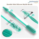 Raymeefa Silicone Bottle Brush,Double Sided with Sturdy Handle,Easy to Clean & Scratch-Free Brush for Baby Bottles,Sports Bottles,Insulated Bottles