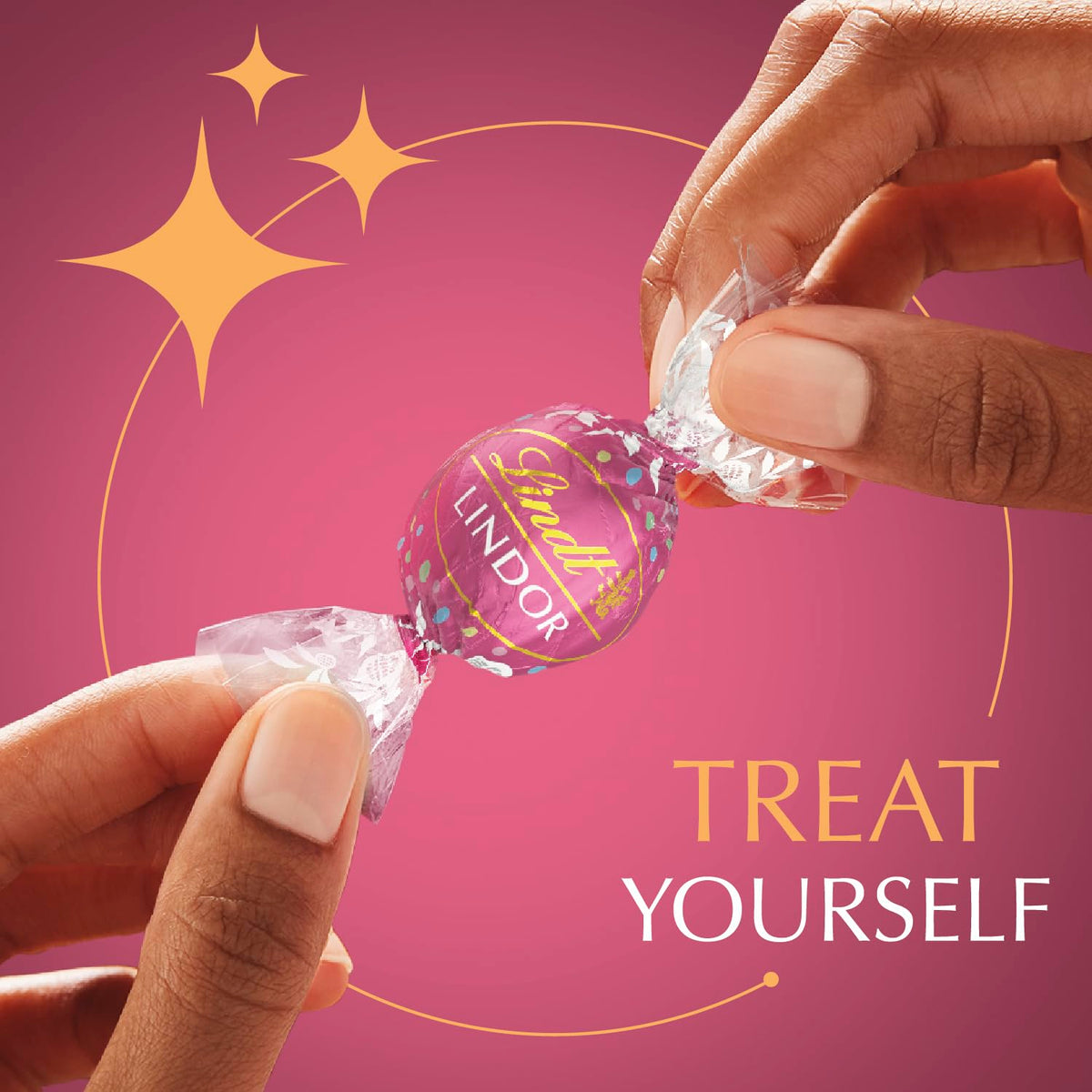 Lindt LINDOR Birthday Cake White Chocolate Truffles, White Chocolate Candy with Smooth, Melting Truffle Center, 5.1 oz.