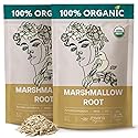 Organic Marshmallow Root (2 Pack) - All-Natural, Pure Herbal Tea for Soothing Throat & Digestive Health