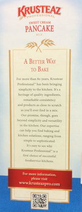Krusteaz SWEET CREAM PANCAKE Mix 5lbs. (2-Pack) Restaurant Quality
