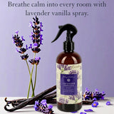 Abbey & Sullivan Linen Spray, Lavender Vanilla, Fabric Freshener and Odor Eliminator, Pack of 2, 16 oz