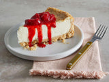 Sliced strawberry topping