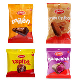 Gallito Assorted Costa Rican Chocolates - Milan, Morenito, Tapita, Guayabita - Variety Latin Candy Gift Set - 541.8g / 19.1 oz Total - Ideal