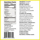 ONETANG Freeze-Dried Fruit Pineapple Chips, 10 Pack Single-Serve Pack, Non GMO, Kosher, No Add Sugar, Gluten free, Vegan, Holiday Gifts, Healthy Snack