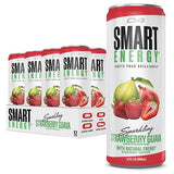 C4 Smart Energy Drink - Sugar Free Performance Fuel & Nootropic Brain Booster, Coffee Substitute or Alternative | Strawberry Guava 12 Oz - 12 Pack