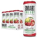 C4 Smart Energy Drink - Sugar Free Performance Fuel & Nootropic Brain Booster, Coffee Substitute or Alternative | Strawberry Guava 12 Oz - 12 Pack