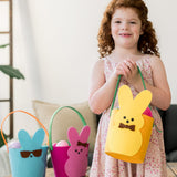 Animal Adventure | Peeps | 7” Collectible Blue Bunny Felt Basket