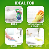 Scrubbing Bubbles Mega Bathroom and Shower Cleaner Spray, Foaming Action Removes Limescale and Soap Scum, Rainshower Scent, 32oz