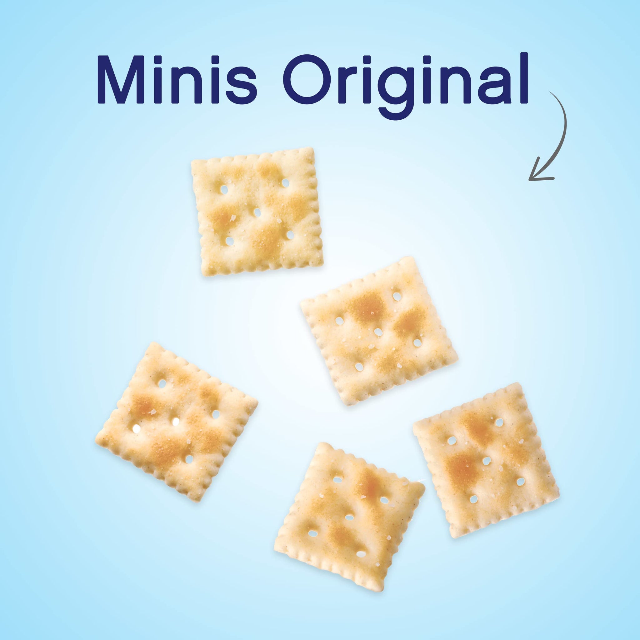 Premium Original Mini Saltine Crackers, Lunch Snacks, 11 oz