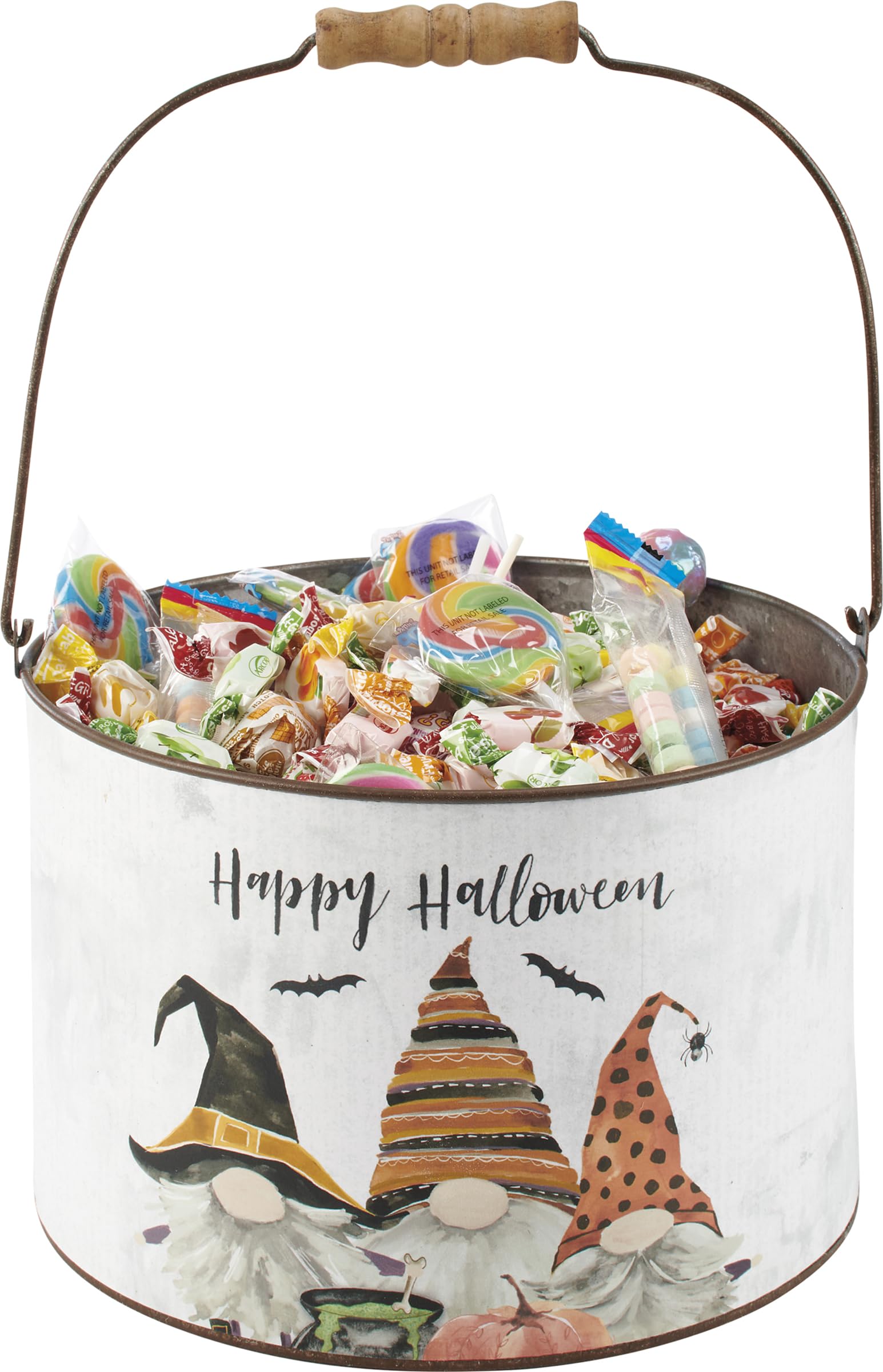 Primitives by Kathy Bucket Set - Gnomes design Happy Halloween