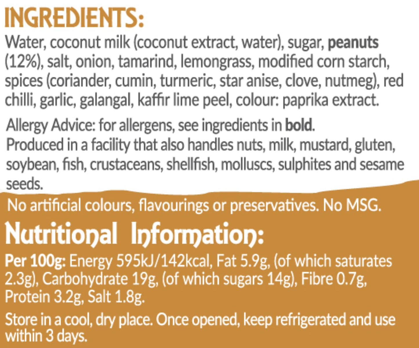 Thai Taste Satay Peanut Sauce (200g)