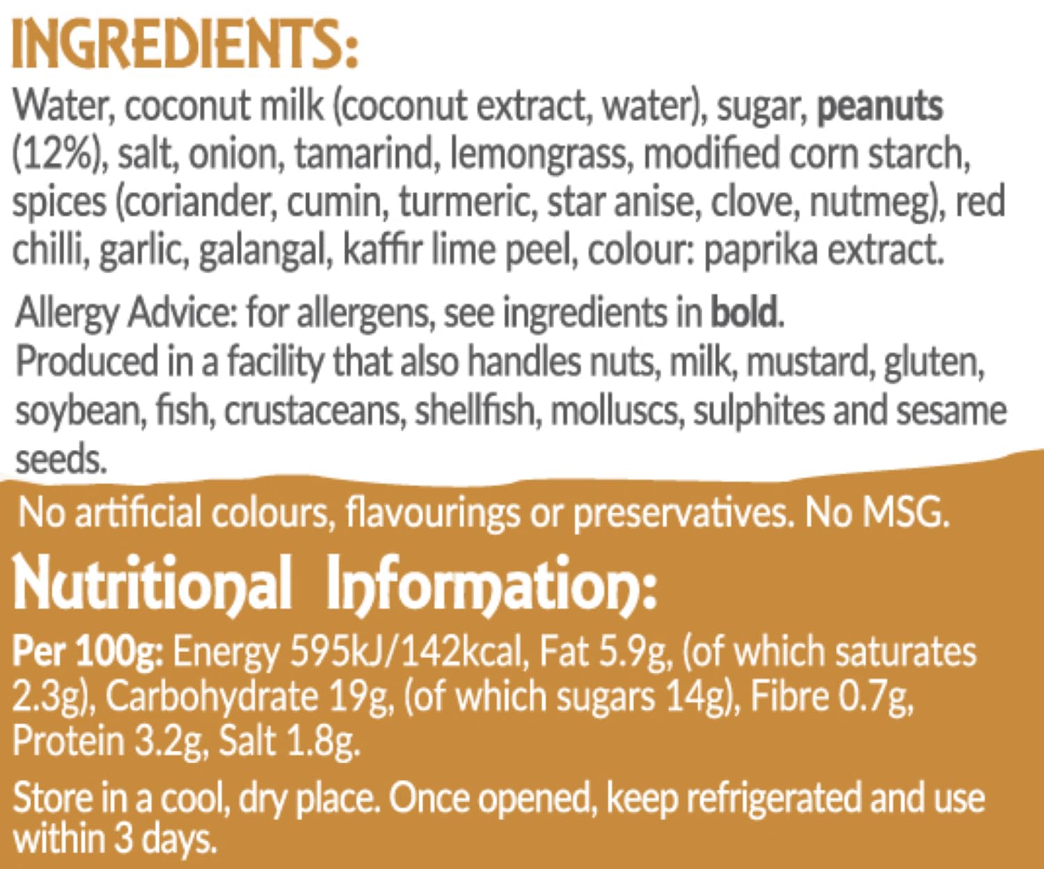 Thai Taste Satay Peanut Sauce (200g)