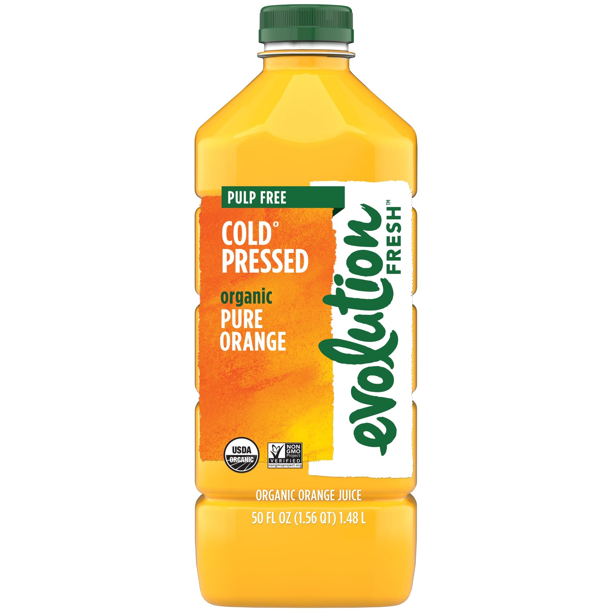 Evolution Fresh Juice Pulp Free Pure Orange Organic, 50 Fl Oz