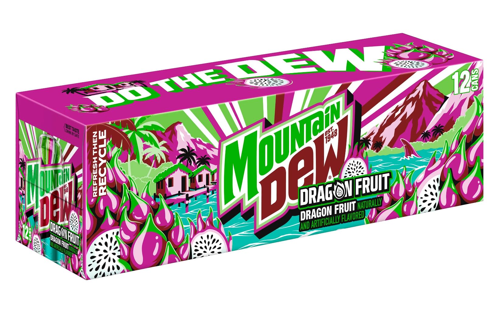 Mountain Dew Dragon Fruit 12x355ml