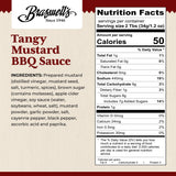 Braswell’s Gourmet Tangy Mustard BBQ Sauce - Small-Batch, Renowned Specialty, Made in USA, Since 1946 (13.5oz)