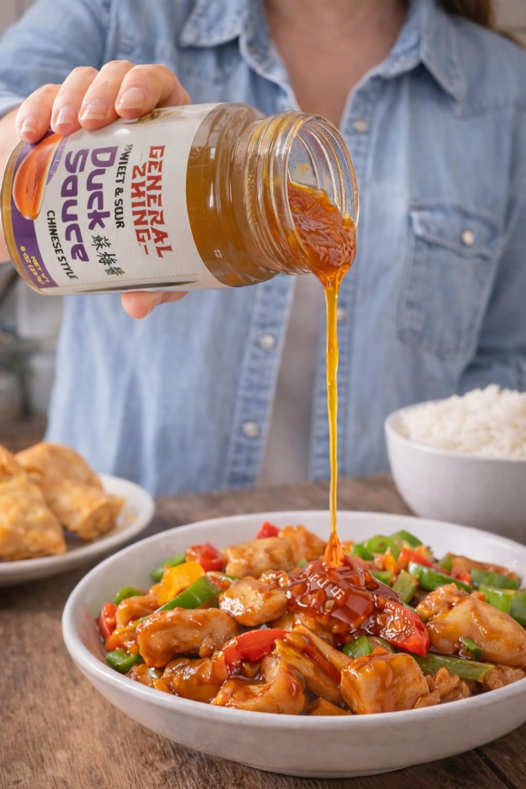 General Zhing Chinese Sweet & Sour Sauce - 8 Ounce Jar of Authentic Chinese Duck Sauce (2-pack)