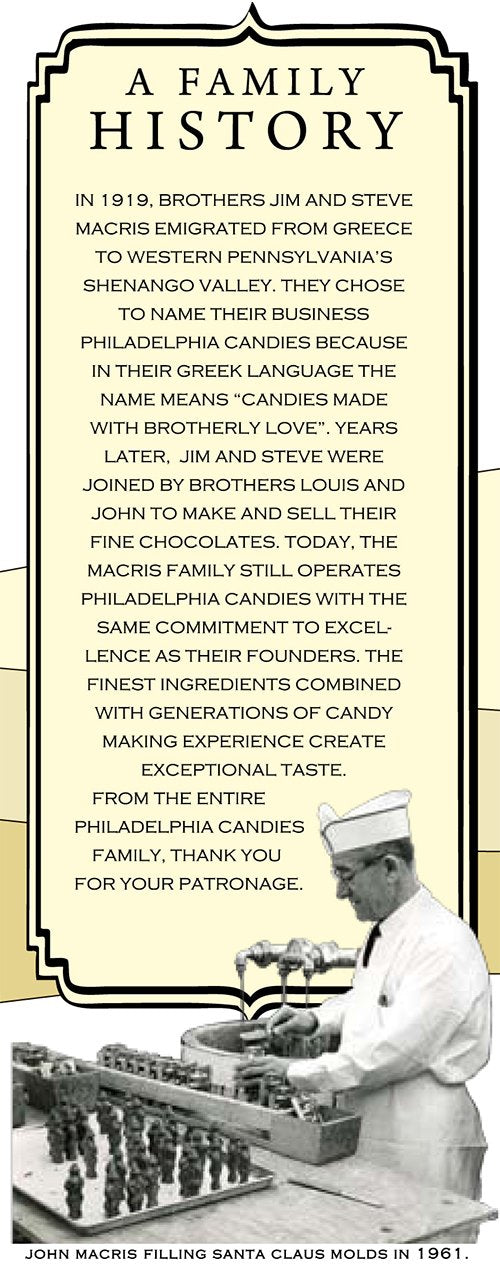 Philadelphia Candies Milk Chocolate Almond Bark, 6 oz. Gift Bag