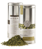 Golden Moon Tea Organic Genmaicha Matcha Green Tea - Loose Leaf, Non GMO - Travel Tin (42 Servings)