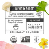 Numi Organic Damiana Herbal Tea Variety Pack - Relax, Focus & Uplift with Damiana, Butterfly Pea Flower, Lemon Balm, Gingko (Pack of 3), 16 Count