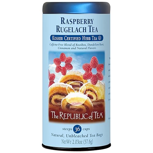 The Republic of Tea - Raspberry Rugelach Red Herbal Tea - 36 Tea Bags