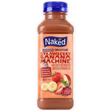 Naked Boosted Smoothie Strawberry Banana Machine, 15.2 fl oz Bottle - Real Fruit Juice Smoothie with Fiber, Excellent Source of Vitamin C and Vitamin