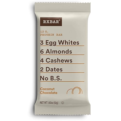 RXBAR Coconut Chocolate, Protein Bar, Gluten Free (24 Bars)