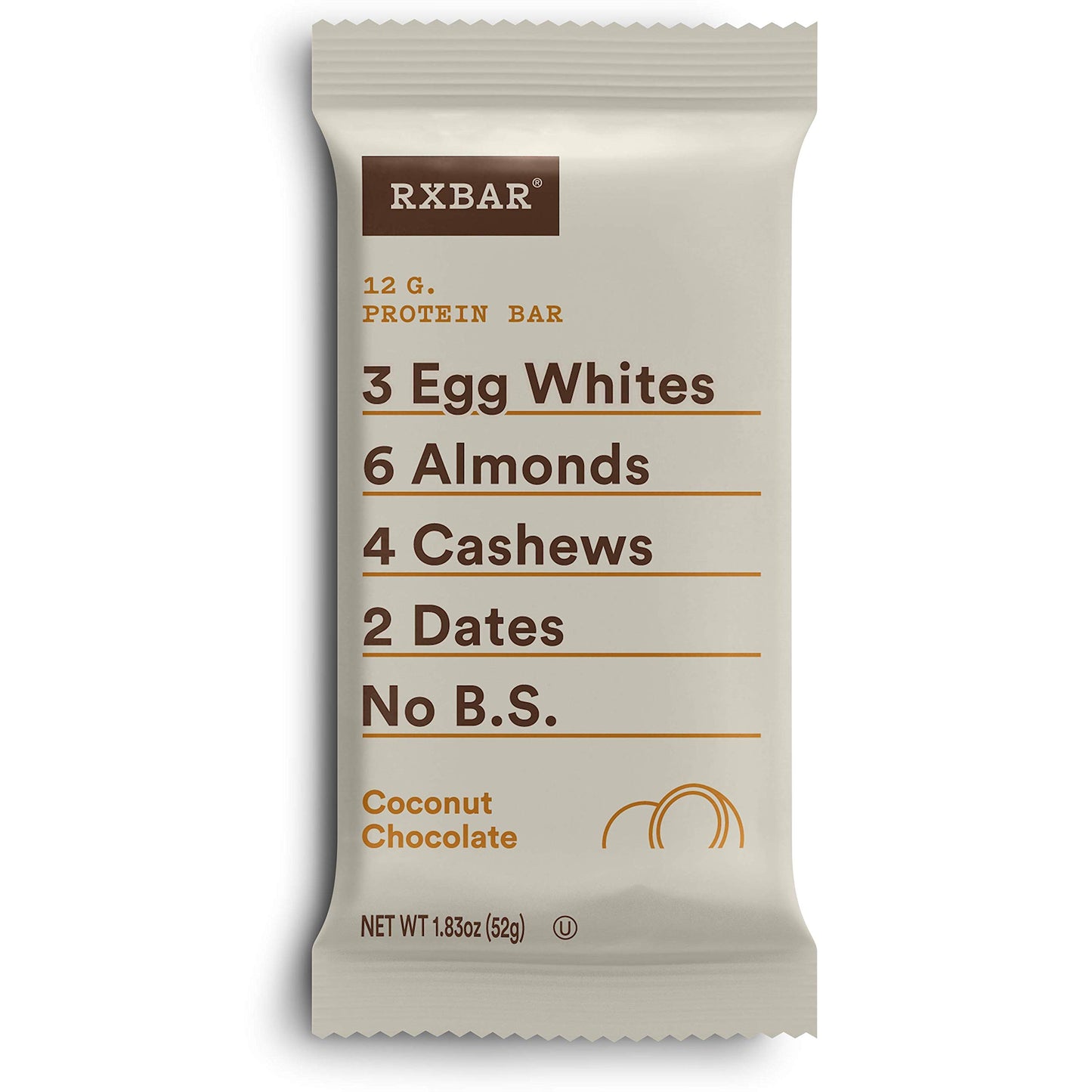 RXBAR Coconut Chocolate, Protein Bar, Gluten Free (24 Bars)