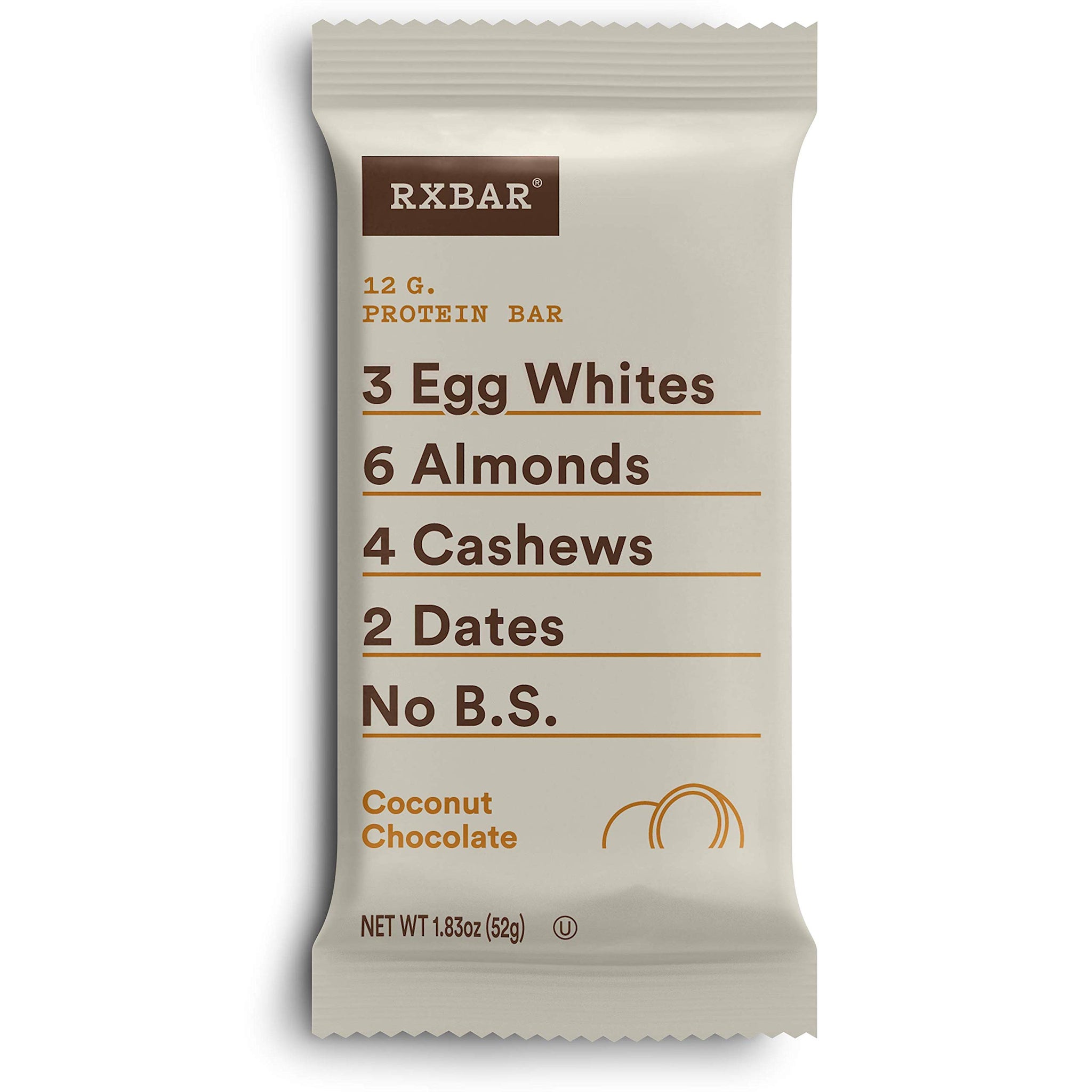 RXBAR Coconut Chocolate, Protein Bar, Gluten Free (24 Bars)