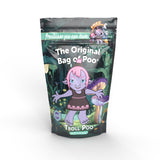 The Original Bag of Poo®, Troll Poo (grape flavored cotton candy) Novelty Poop Gag Gift (1 oz. single bag), Free sticker inside.