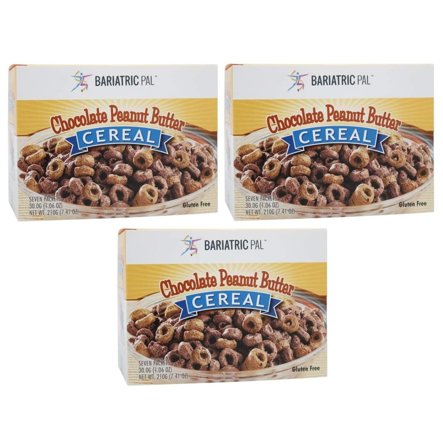 BariatricPal High Protein Cereal - Chocolate Peanut Butter (3-Pack)