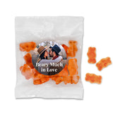 Personalized Gummy Bear Favors - Champagne Flavor, Personalized Champagne Gummy Bears Packets (Set of 24)