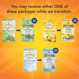 Twinings Herbal Tea Variety 3-Pack - Pure Peppermint, Pure Camomile + Lemon & Ginger Tea Bags, Naturally Caffeine-Free, 20 Count Each