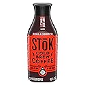 SToK Not Too Sweet Black Cold Brew Coffee, Ready to Drink Bottled Coffee, 48 fl oz