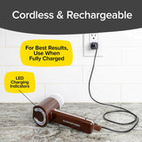 Horsepower Scrubber, Waterproof, Electric Power, Spins 350 RPM, 5 Brush Heads, AS SEEN ON TV, Cleans Dirt & Grime, Tile, Grout, Bathrooms, Kitchen