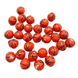 Chocolate Covered Basketballs - 2 LB Resealable Stand Up Bag (approx. 160 pieces) - Individually Wrapped Milk Chocolate Basketballs - Bulk Party