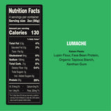 Kaizen Lumache Protein Pasta, 20g Protein, Low Carb (6g Net Carbs), Keto-Friendly, Gluten-Free, Plant-Based Lupini Noodles, High Fiber, 8 Ounce, Pack