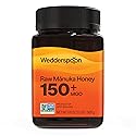 Wedderspoon Raw Manuka Honey 150+ MGO, 17.6 Oz, Unpasteurized New Zealand Honey, Non-GMO, BPA-Free Jar, Superfood & Natural Wellness Support
