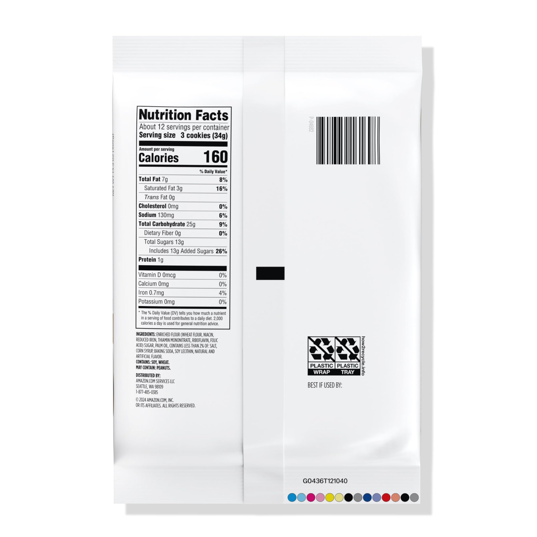 Amazon Grocery, Original Sandwich Cookies, 14.3 Oz